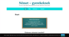 Desktop Screenshot of nemet-gyerekeknek.hu